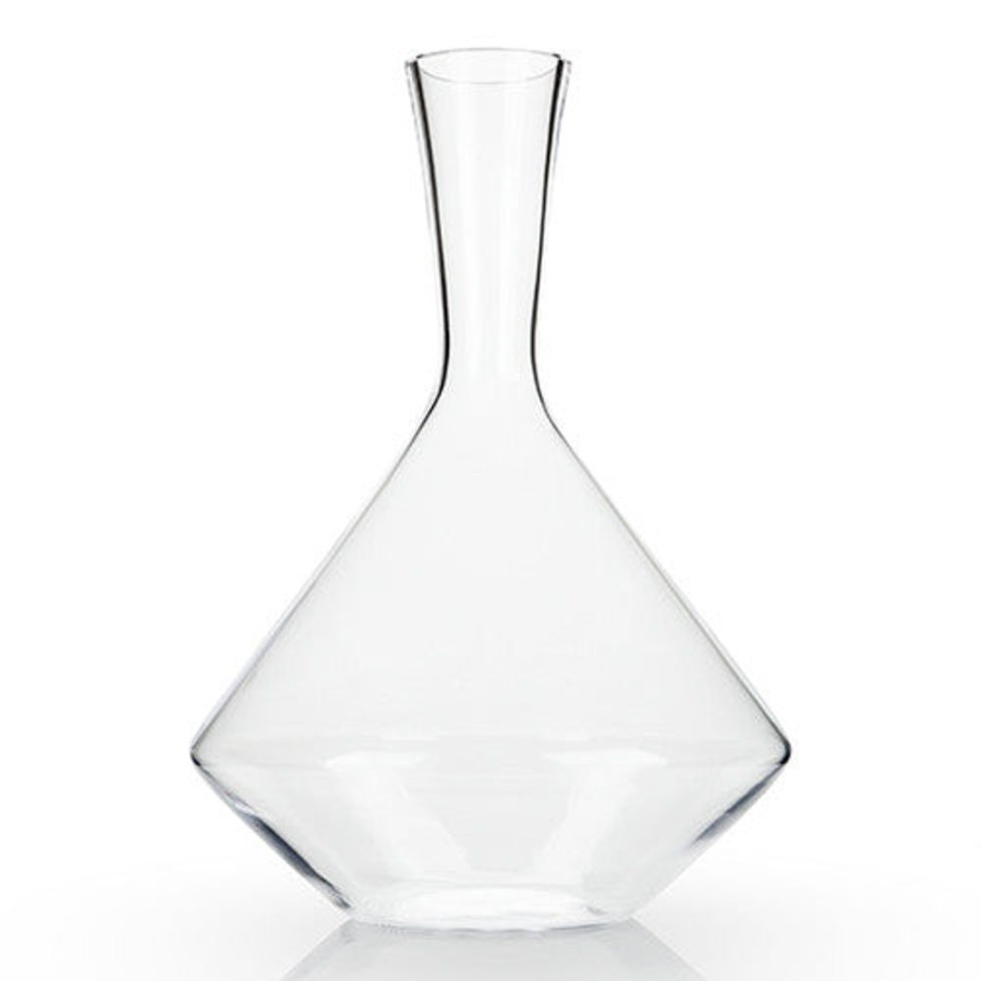 Glassware True Fabrications | Viski Angled Crystal Wine Decanter