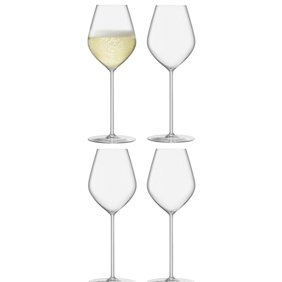 Glassware David Shaw | Lsa Borough Champagne Tulips (Set Of 4)