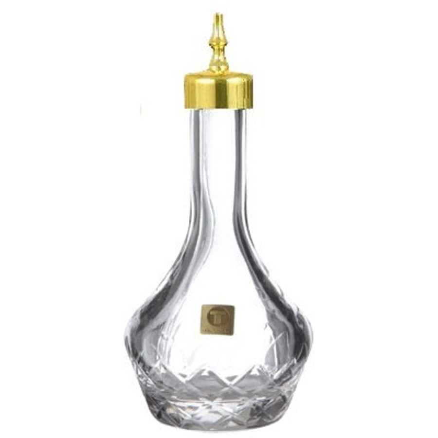 Bar Tools Japanese | Japanese Yarai Bitters Bottle With 24 Kt Gold Top