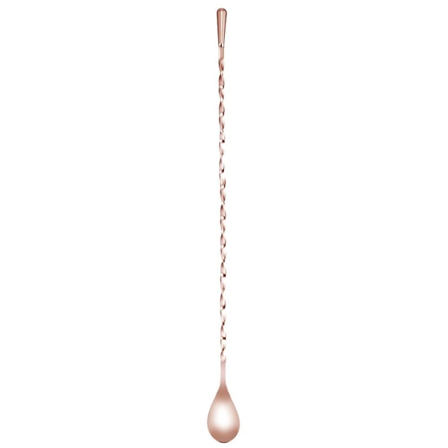 Bar Tools Japanese | Rose Gold Japanese Teardrop Spoon (40Cm)