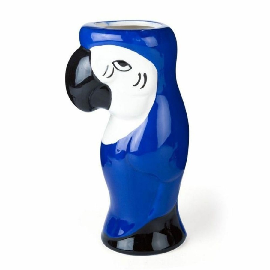 Glassware Dynasty Wholesale | Blue Parrot Tiki Mug