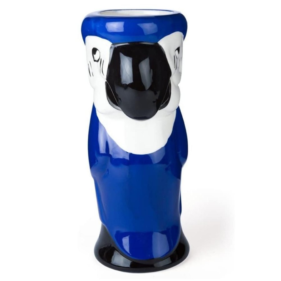 Glassware Dynasty Wholesale | Blue Parrot Tiki Mug