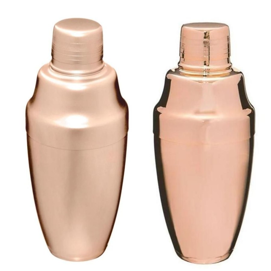 Bar Tools Japanese | Rose Gold Japanese Cocktail Shaker 500Ml (Available In Matte Or Shiny)