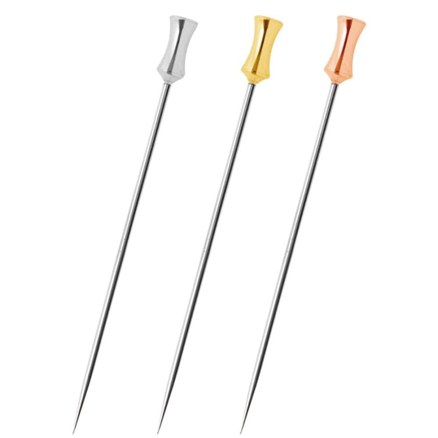 Bar Tools Japanese | Japanese Tsuzumi Cocktail Pin (In Steel, Gold, Rose Gold)