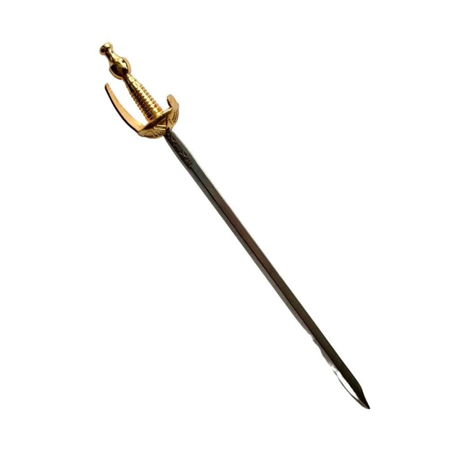 Bar Tools Japanese | Japanese 24 Kt Gold Sabre Cocktail Pin