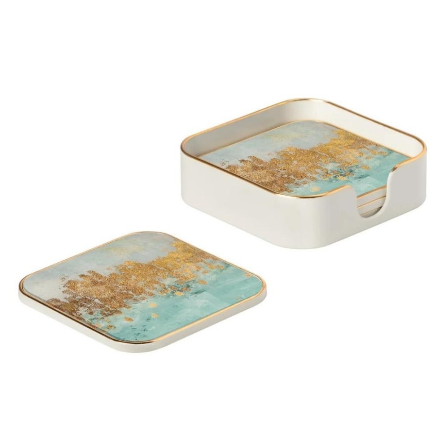 More Torre u0026 Tagus | Savoy Blue Mirage Coasters (Set Of 4)