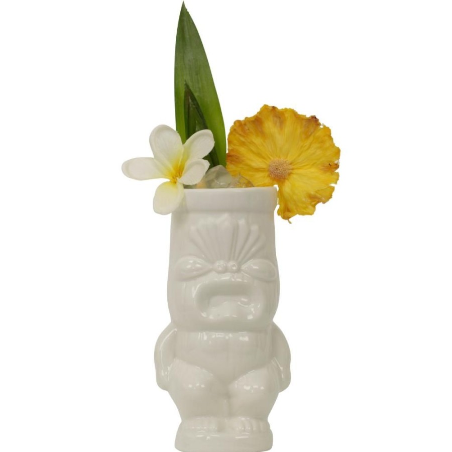 Glassware China | White Cheeky Tiki Mug