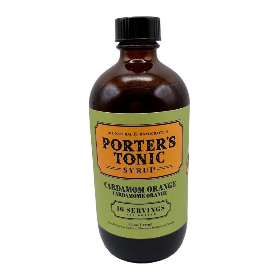 Ingredients Porter's Tonic | Porter'S Cardamom Orange Tonic Syrup