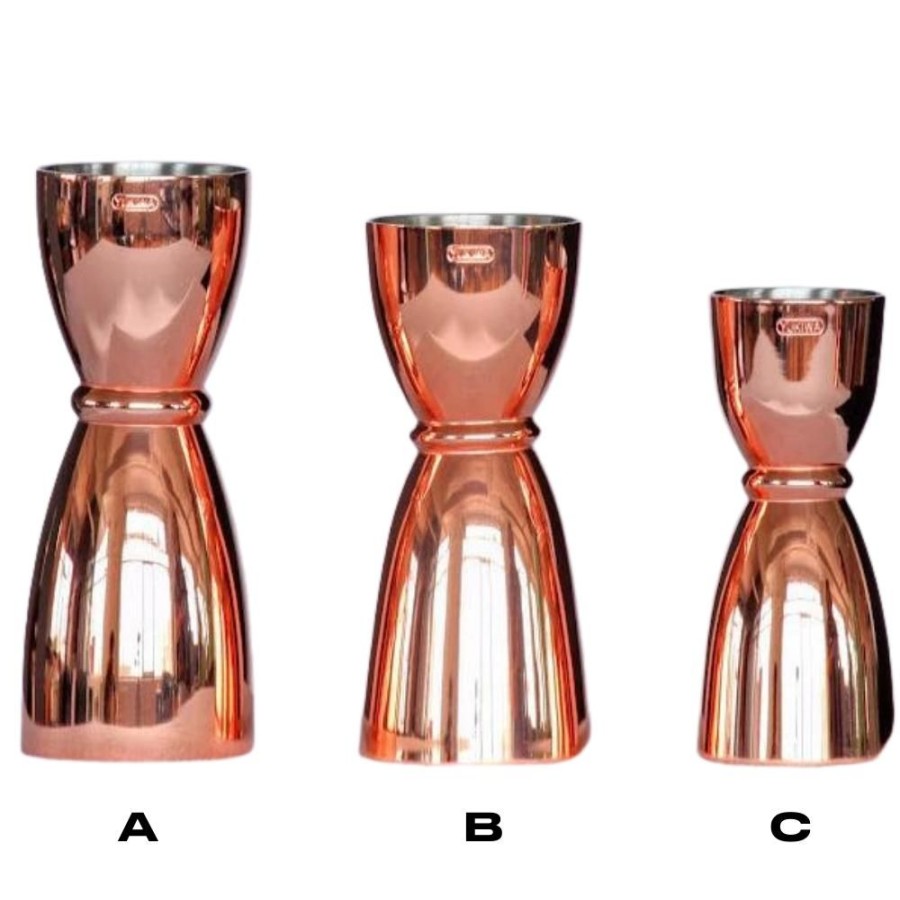 Bar Tools Japanese | Copper Japanese Cup Jigger - Available In 3 Sizes