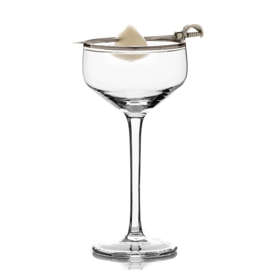 Bar Tools Better Refined - CHINA | Potion House Silver Rim Coupe