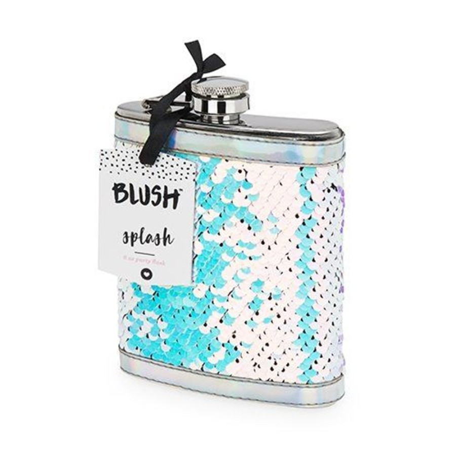 More True Fabrications | Mermaid Sequin Flask