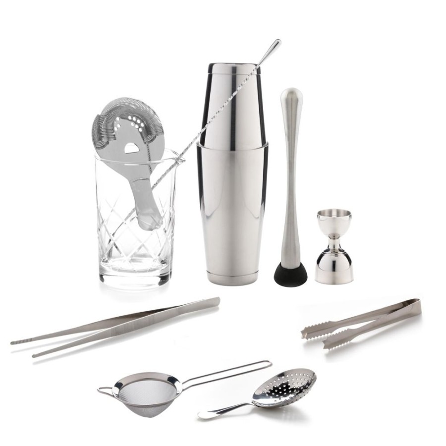 Bar Tools China | The Cocktail Aficionado Set (Stainless Steel)