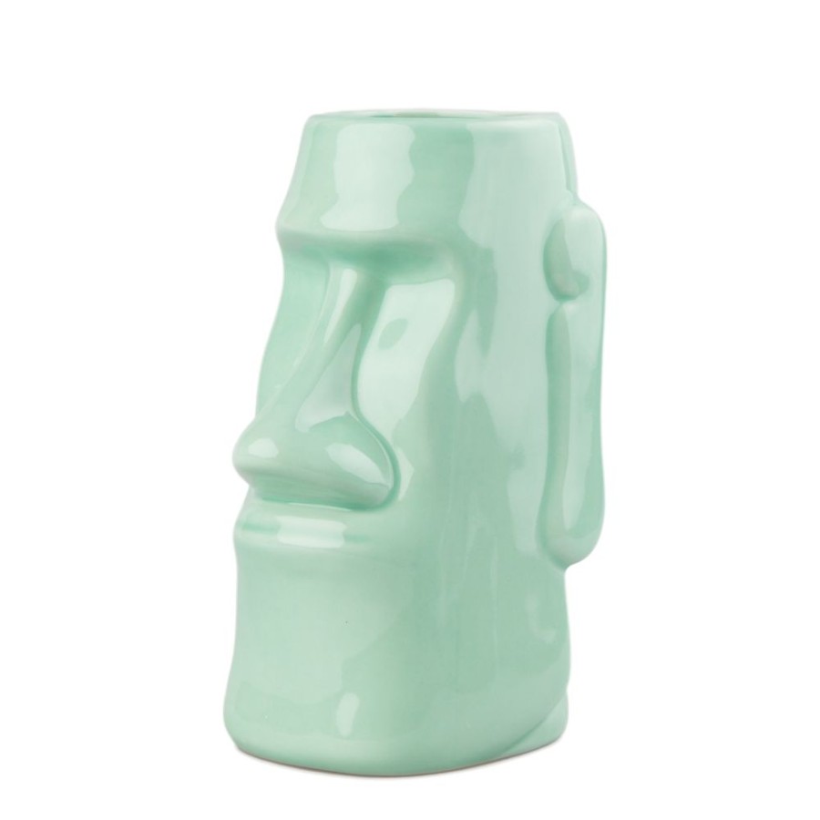 More China | Seafoam Green Easter Island Tiki Mug