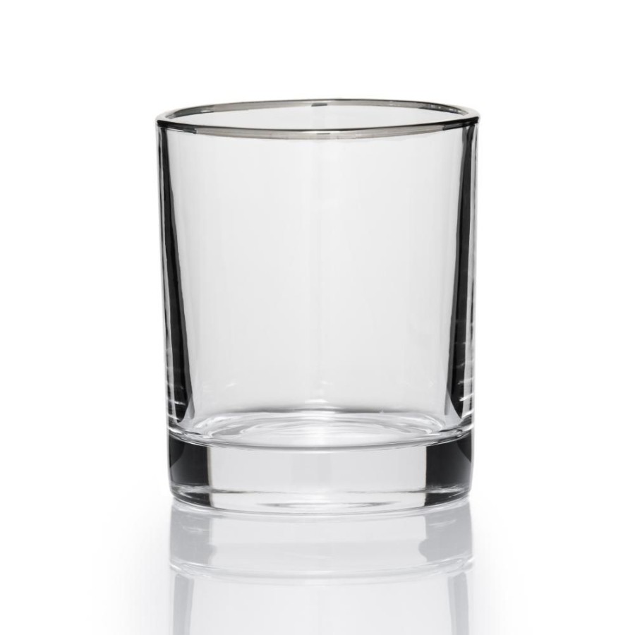 Glassware China | Simple Silver Rim Tumbler