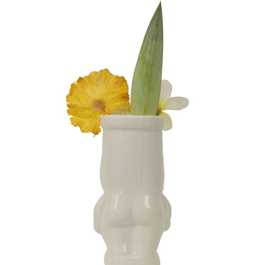 More China | White Cheeky Tiki Mug