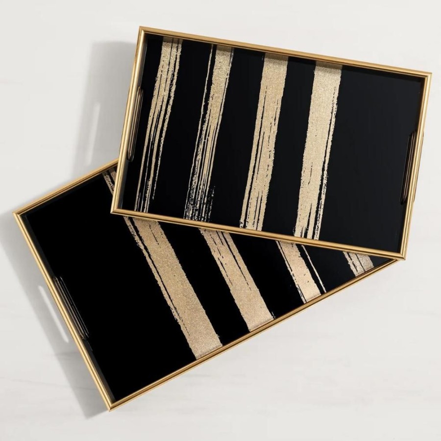 More Torre u0026 Tagus | Savoy Gold Stripe Tray