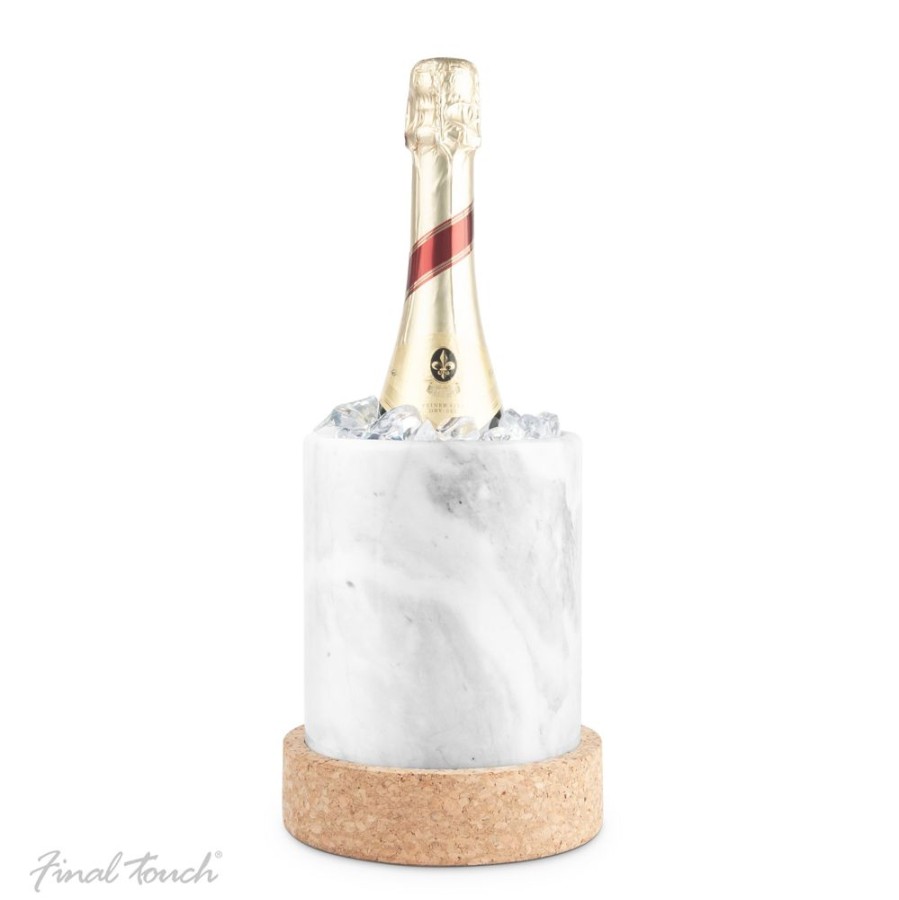 More Product Specialties Inc. | Large Marble & Cork Wine Chiller