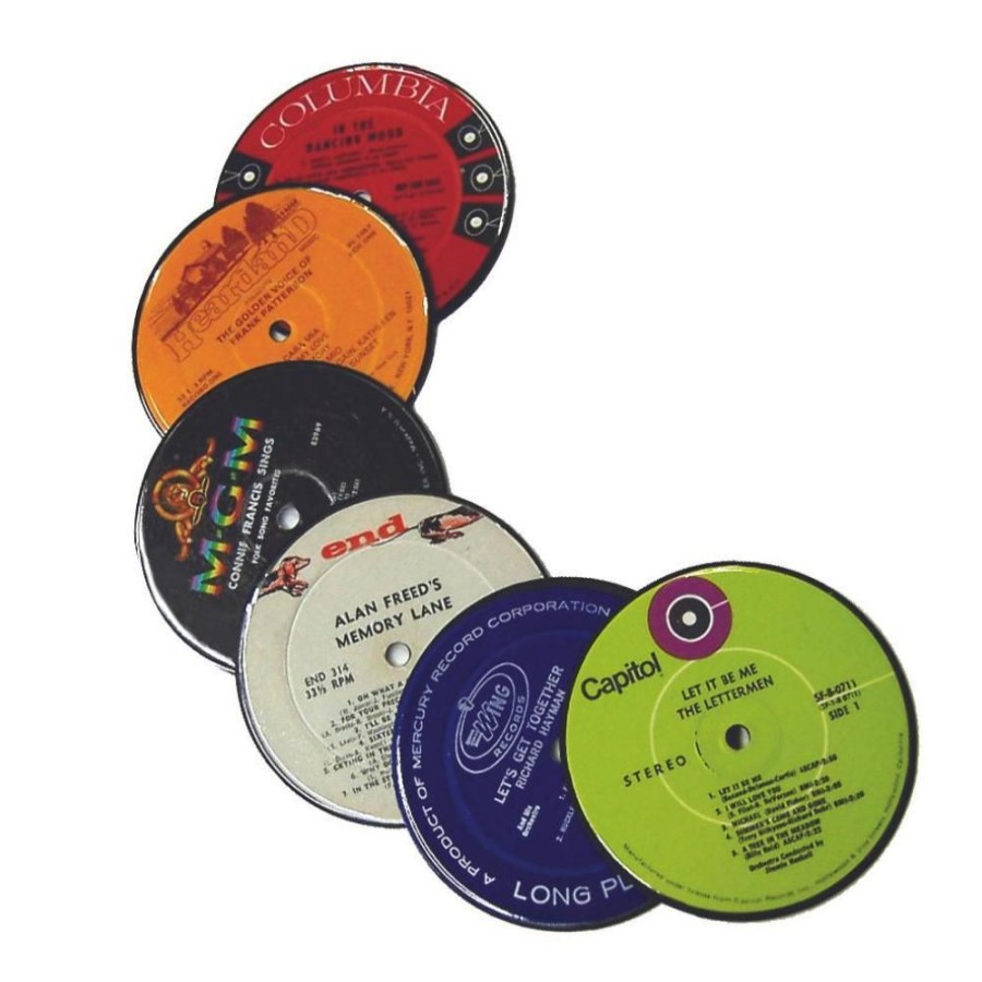 More Vinylux, Inc. | Recycled Vinyl Record Coasters