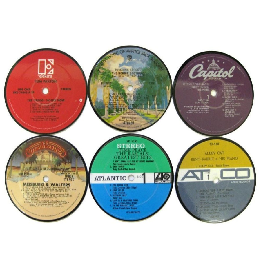 More Vinylux, Inc. | Recycled Vinyl Record Coasters