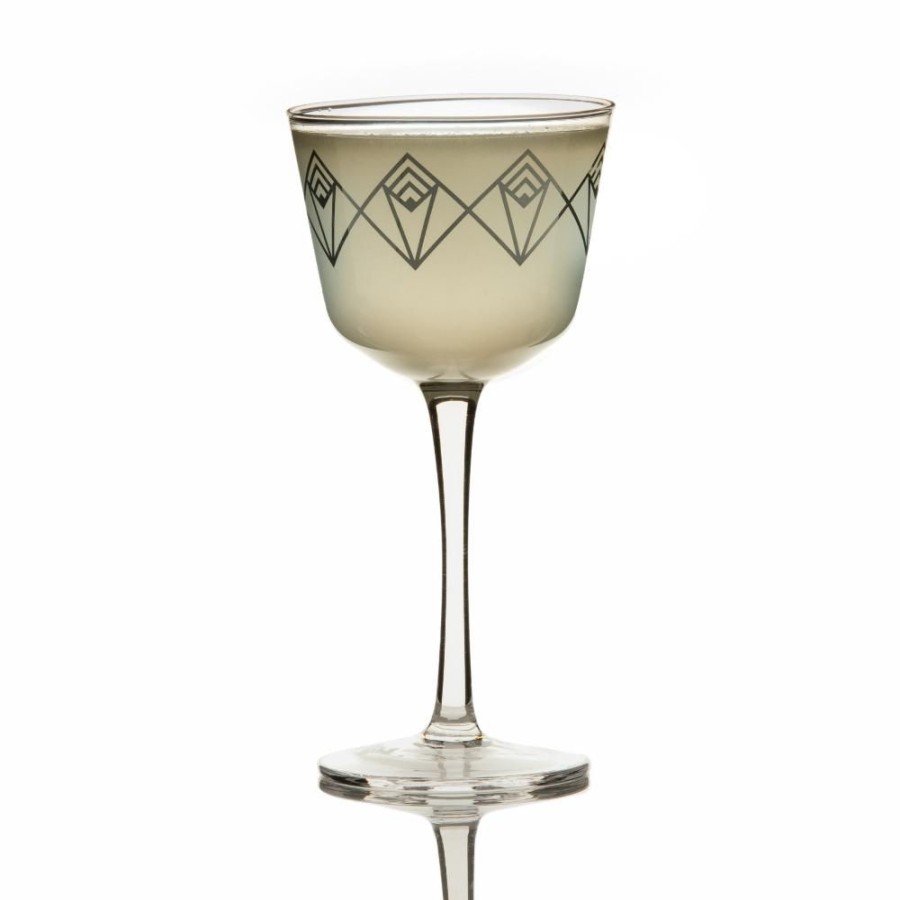 Bar Tools China | Silver Dream Deco Coupe Glass