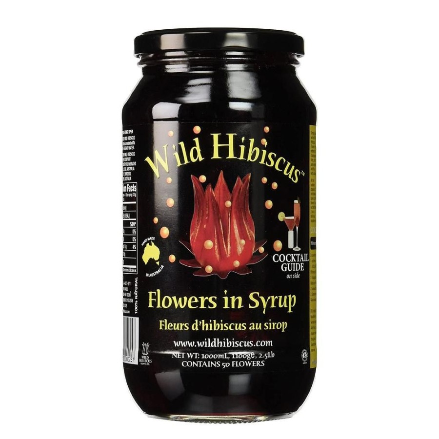 Ingredients Qualifirst Foods Inc. | Wild Hibiscus Flowers In Syrup (1L)