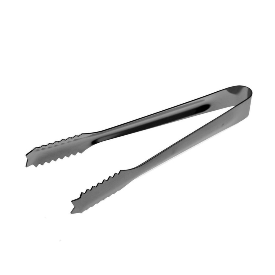 Bar Tools China | Gunmetal Serrated Ice Tongs