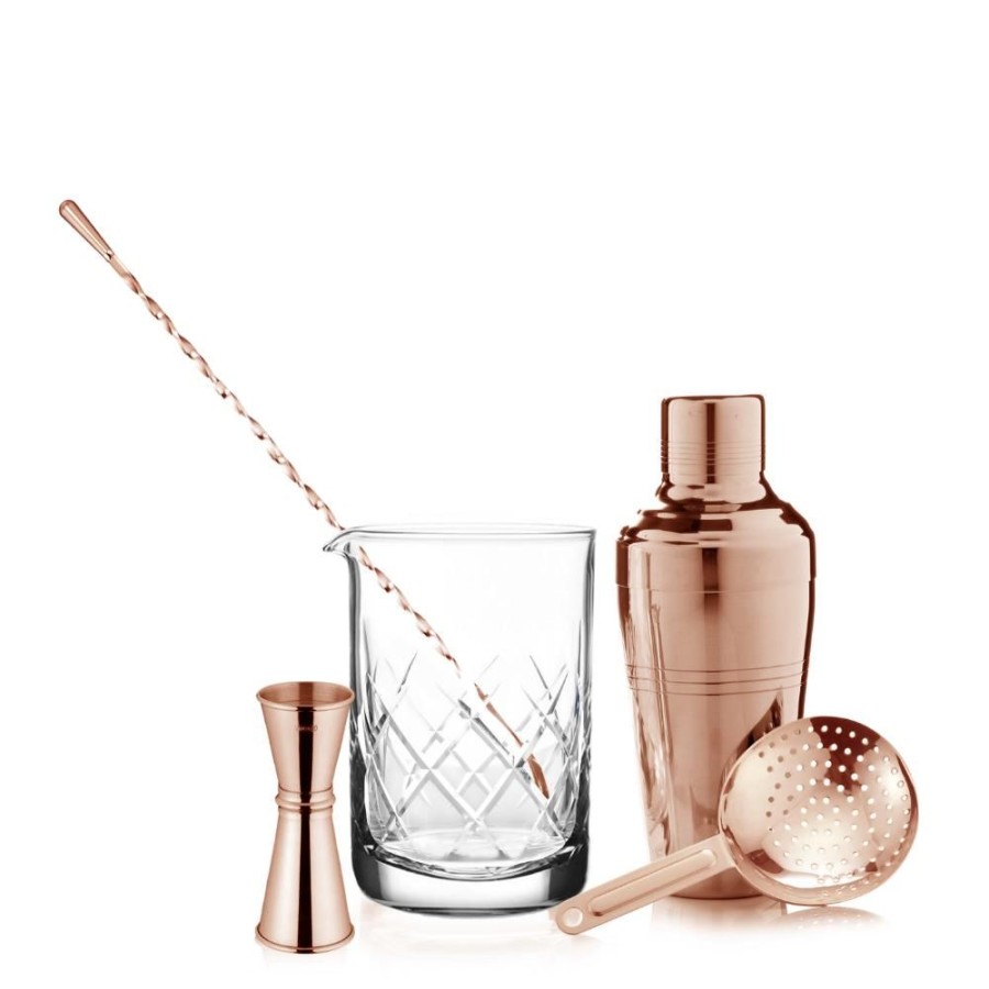 Bar Tools Japanese | Rose Gold Japanese Bar Tool Set