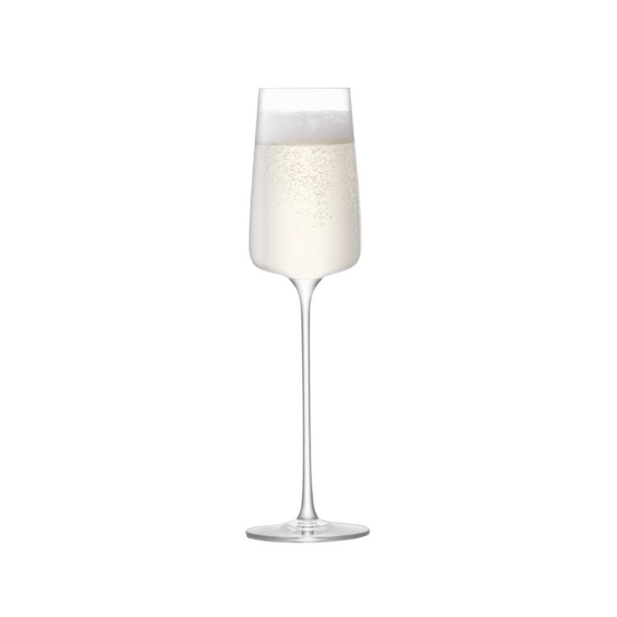 Glassware David Shaw | Lsa Metropolitan Champagne Flutes (Set Of 4)