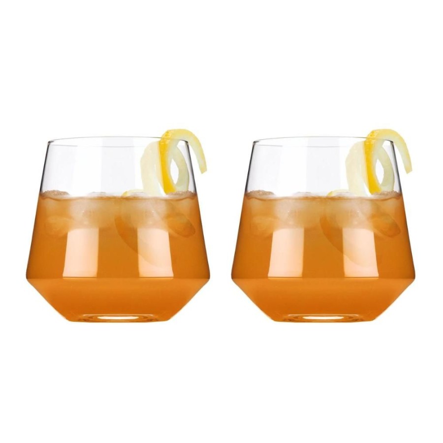 Glassware True Fabrications | Viski Raye Crystal Tumblers (Set Of 2)