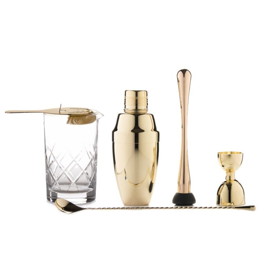 Bar Tools China | Deluxe Gold Bar Tools Set