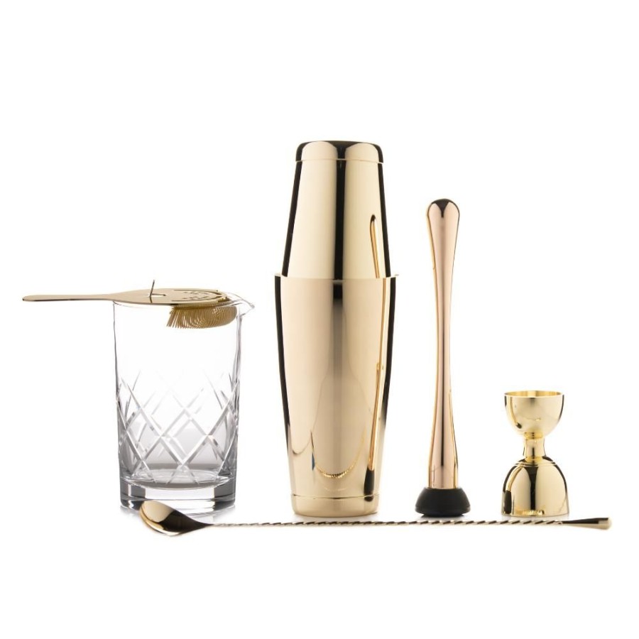 Bar Tools China | Deluxe Gold Bar Tools Set