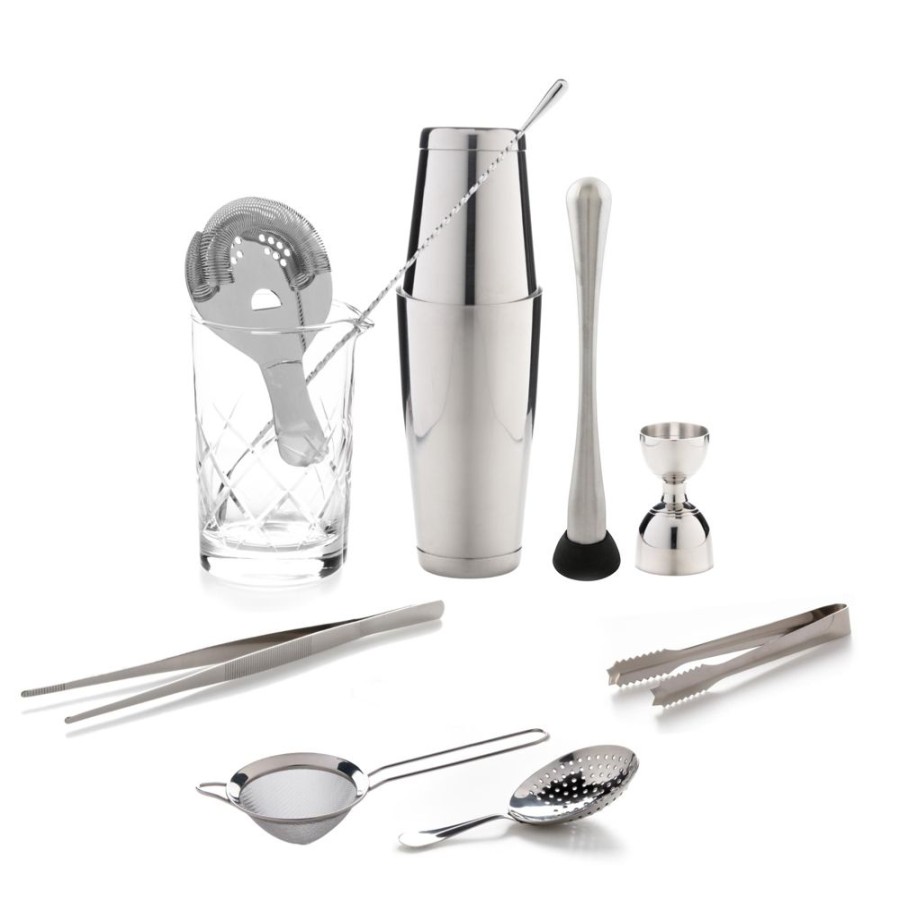 Bar Tools China | The Cocktail Aficionado Set (Stainless Steel)