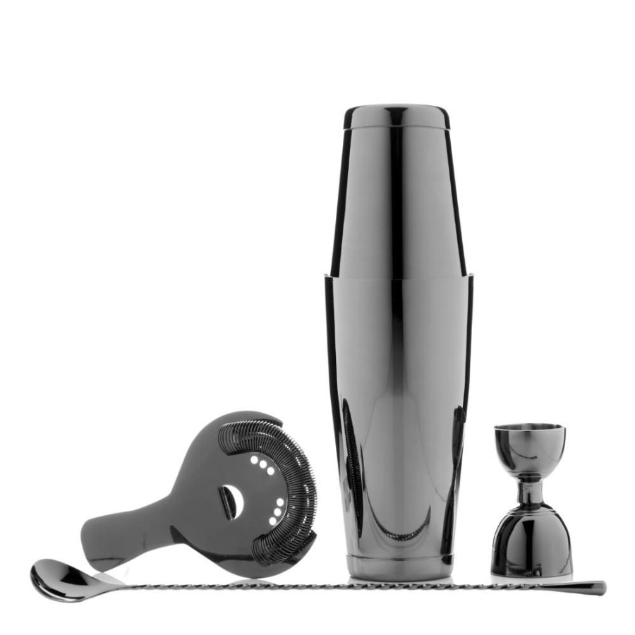 Bar Tools China | Premium Gunmetal Bar Set