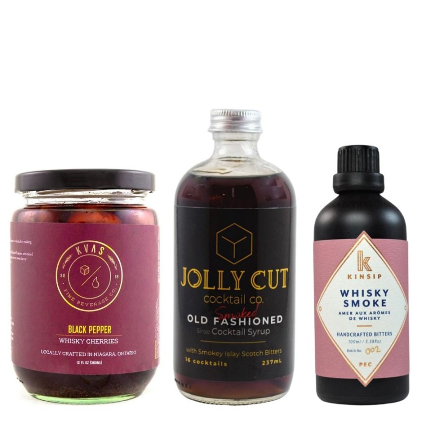 Ingredients Gift Set | Smoky Old Fashioned Trio