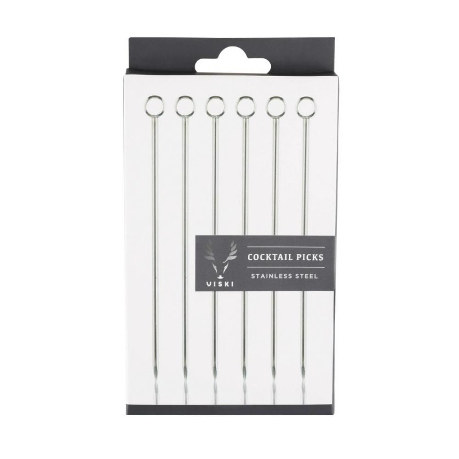 Ingredients True Fabrications | Steel Cocktail Pins (Set Of 6)