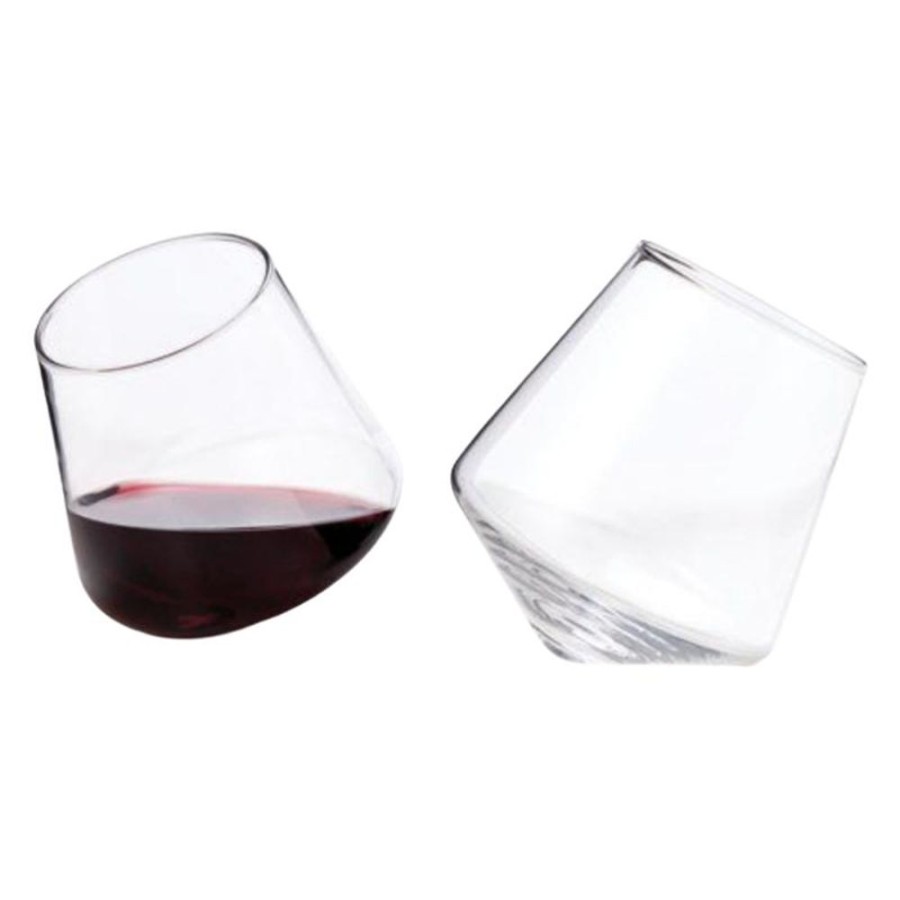 Glassware True Fabrications | Viski Raye Rolling Glasses (Set Of 2)