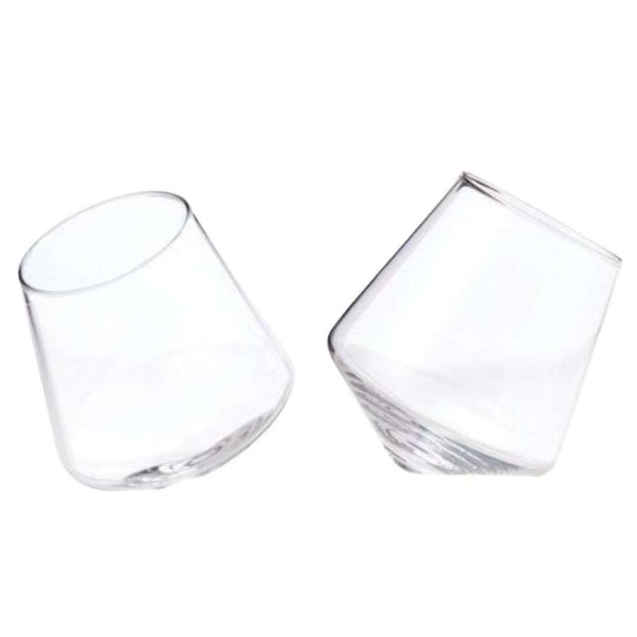 Glassware True Fabrications | Viski Raye Rolling Glasses (Set Of 2)