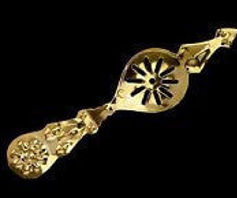 More Bonnecaze | Gold Floral Absinthe Spoon