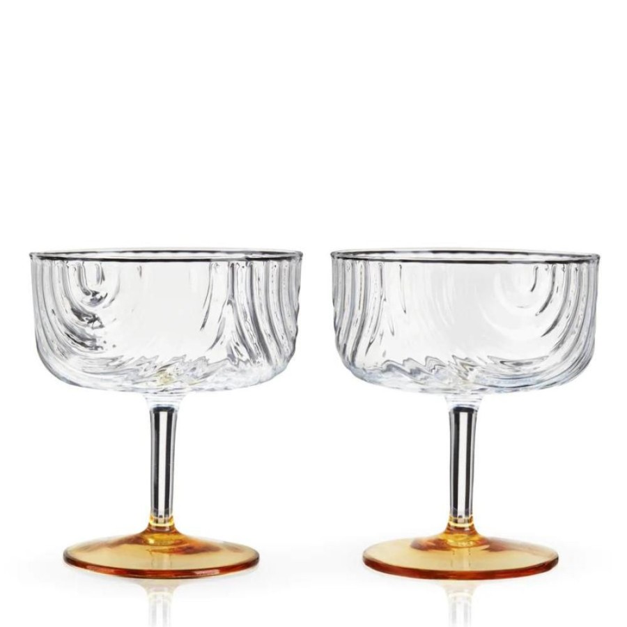 Glassware True Fabrications | Viski Gatsby Coupes (Set Of 2)