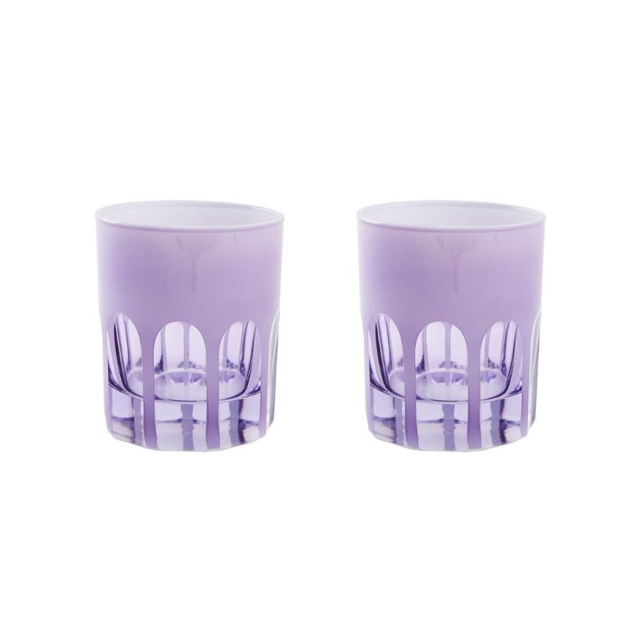 Glassware Aesthetic Movement | Rialto Old Fashioned Tumbler (Lupine)