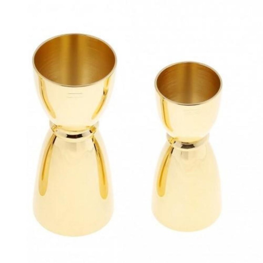 Bar Tools Japanese | 24 Kt Gold Japanese Cup Jigger - Available In 2 Sizes