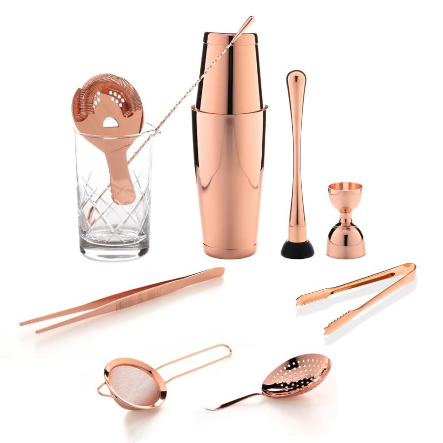 Bar Tools China | The Cocktail Aficionado Set (Copper)