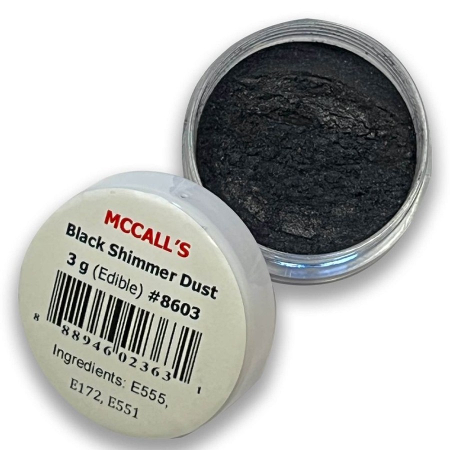 Ingredients McCall's | Edible Luster Dust (Black Pearl Shimmer)