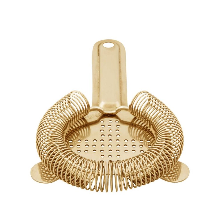 Bar Tools China | Gold Cross Hawthorne Strainer