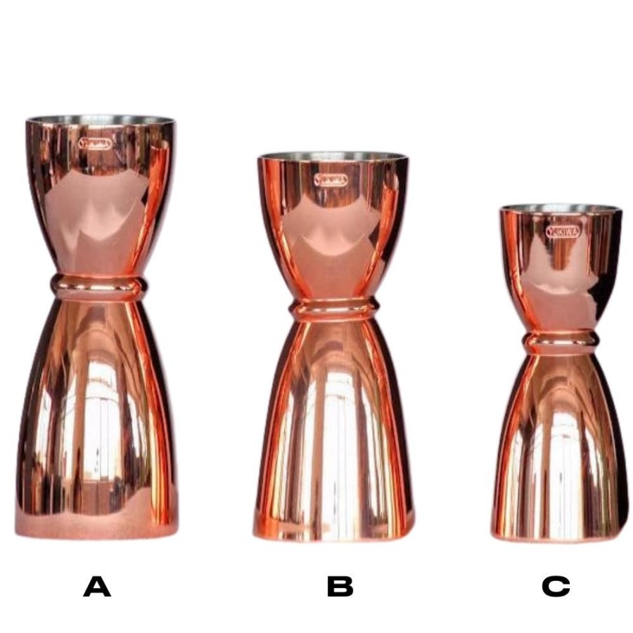 Bar Tools Japanese | Copper Japanese Cup Jigger - Available In 3 Sizes