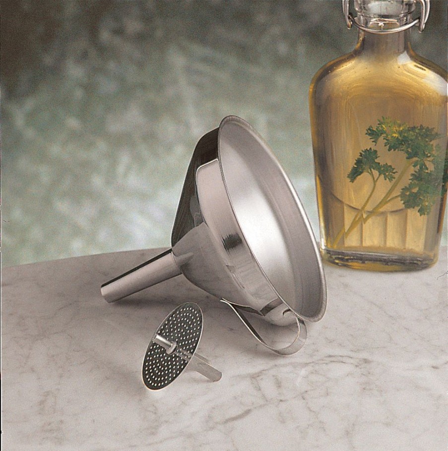 Bar Tools RSVP | Stainless Steel Funnel With Strainer