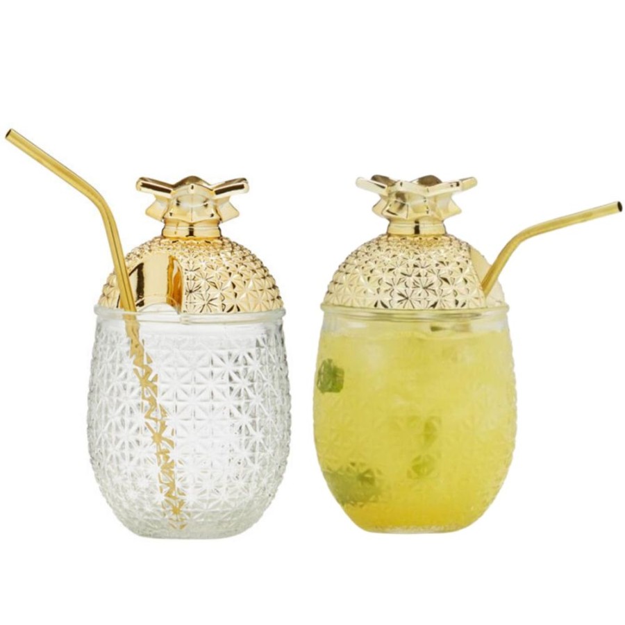 Glassware ICM | Pineapple Cocktail Glasses (Set Of 2)