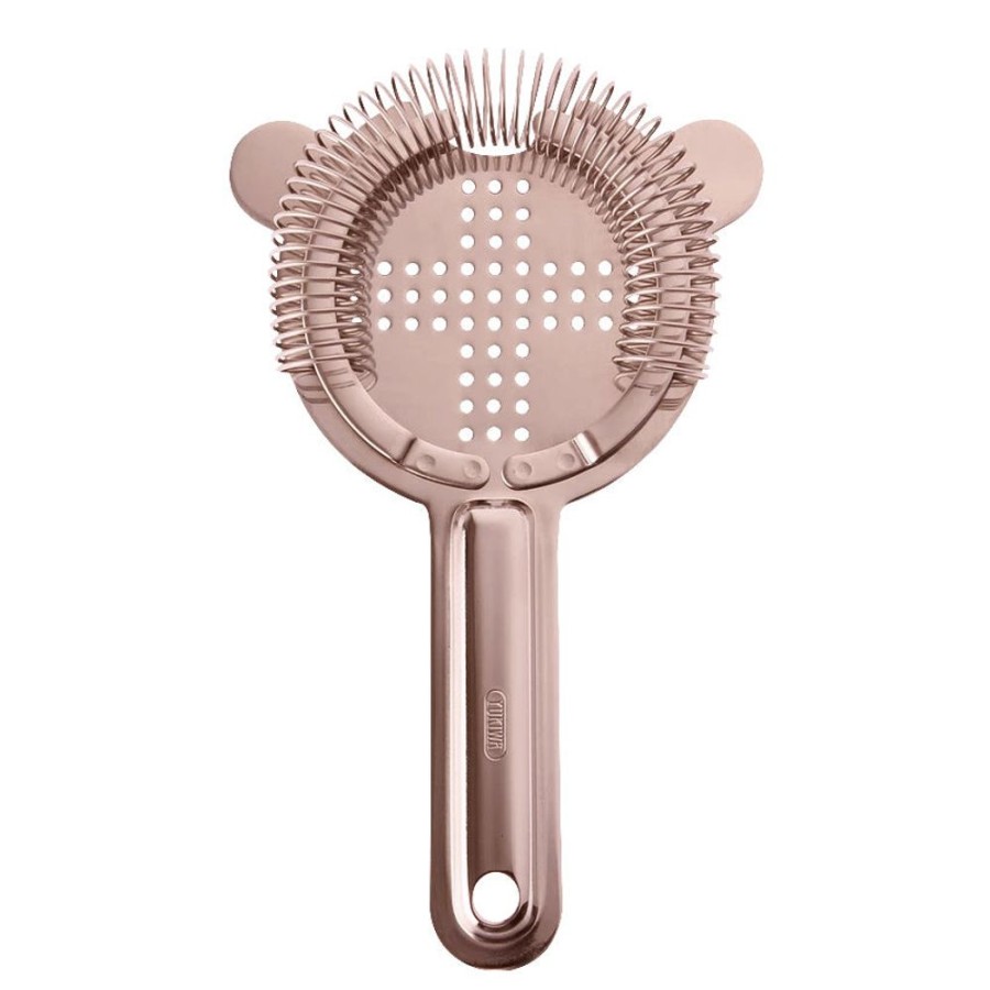 Bar Tools Japanese | Japanese Rose Gold Hawthorne Strainer