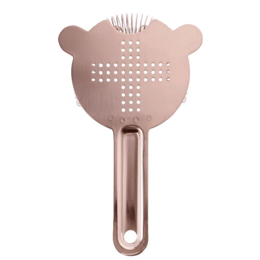 Bar Tools Japanese | Japanese Rose Gold Hawthorne Strainer