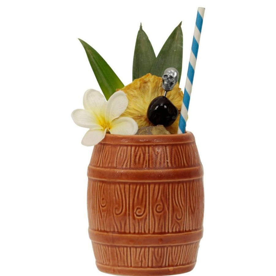 More China | Ceramic Barrel Tiki Mug